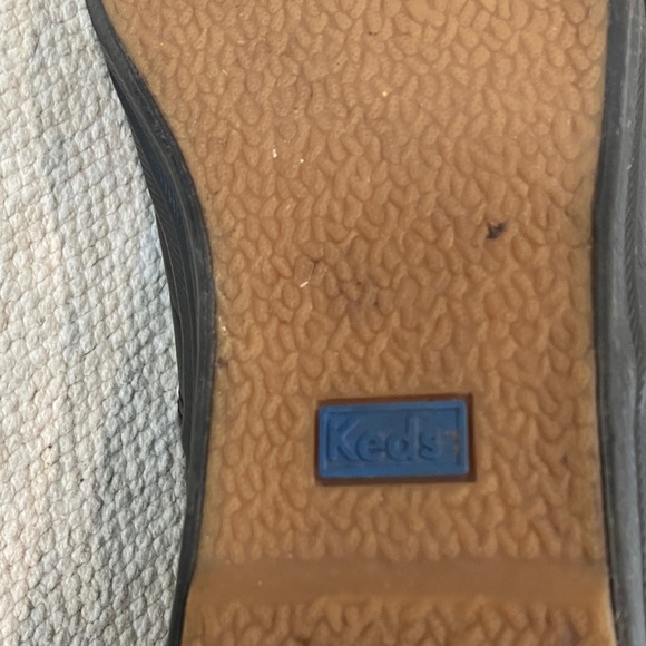 Keds Women’s size 8 1/2  Black Leather lace-up loafers / Sneakers - Picture 14 of 15